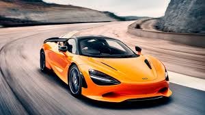 Orange sports car