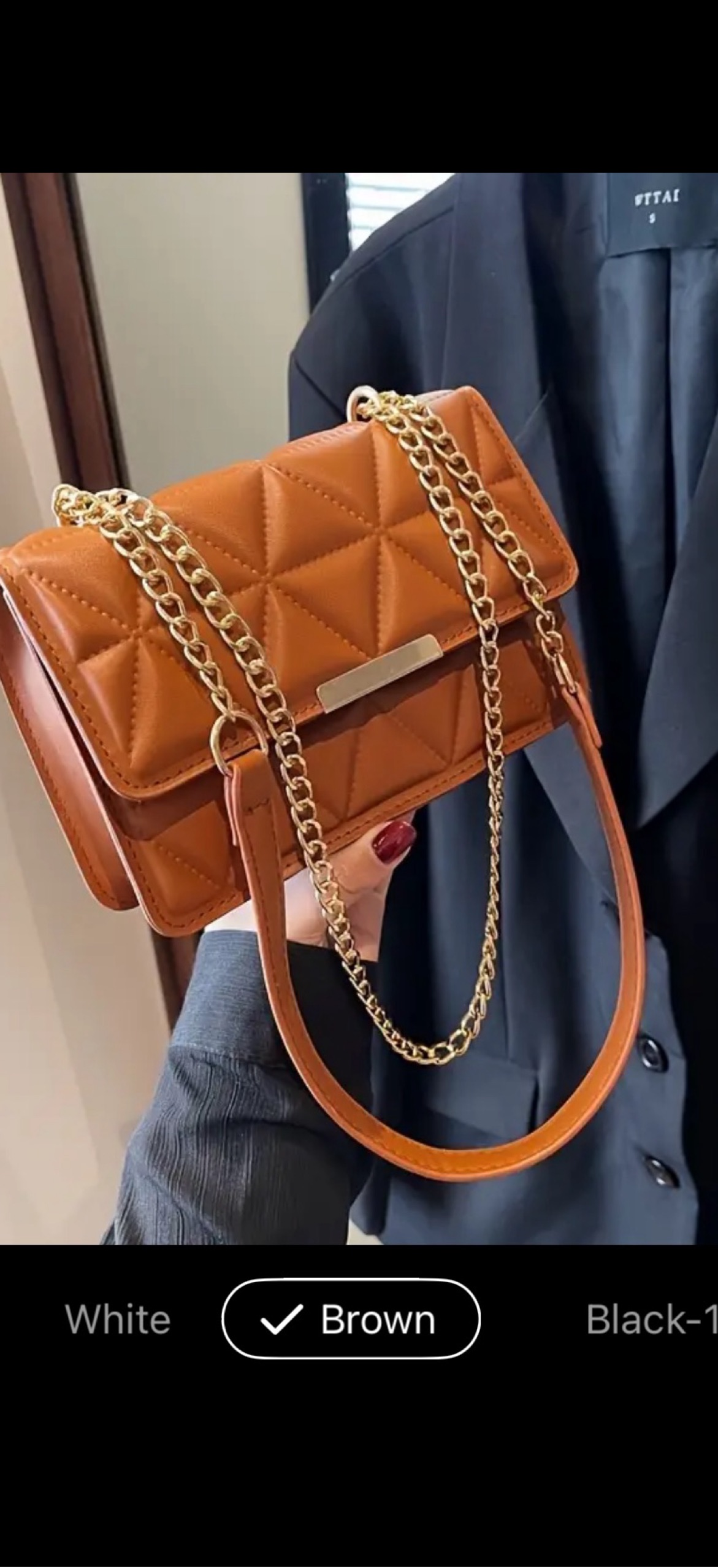 Brown handbag